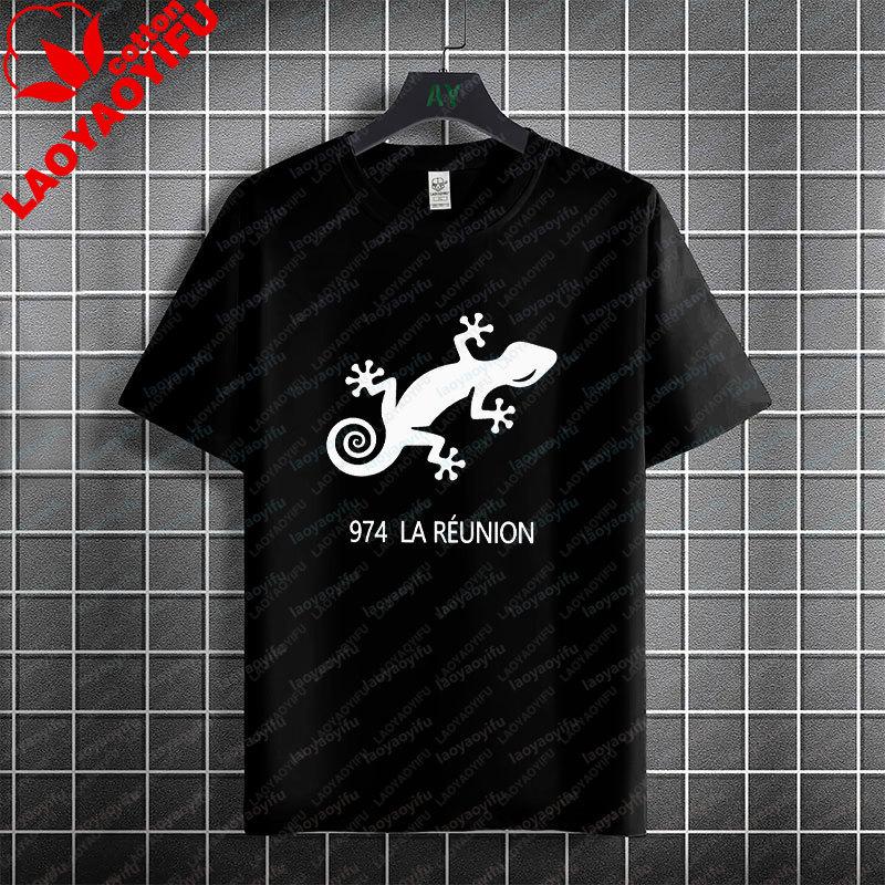 Unisex Unisexs Casual Attire For Geckothemed Streetwear Outfits Pure Cotton Short Sleeve Round Neck Fashion Tshirt