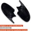Door Side Mirror Covers Mirror Caps For Cars Rear View Cap For 3-Series E90 E92 E93 Sedan Pre-LCI 2005-2007 (Glossy Black)
