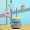 Rainbow Tower Wooden Stacking Blocks For Kids Educational Cognitive Play