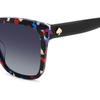 Used [kate Spade New York] Kate Spade Sunglasses KS KIYA 2/G/S 56 Size Pattern Black Ladies Stylish UV Protection Yellow Sand Pollen Sunburn