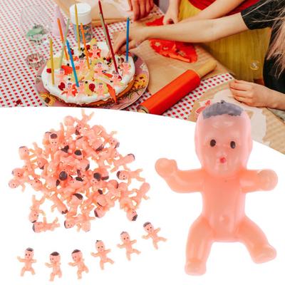 Plastic Babies Set for Baby Shower Games 1 Inch Mini Babies Figurines