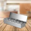 Stainless Steel 6-Compartment Seasoning Box