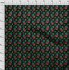 oneOone Cotton Cambric White Fabric Heart,Floral & Cupcakes Fabric For Sewing Printed Craft Fabric By The Yard 42 Inch