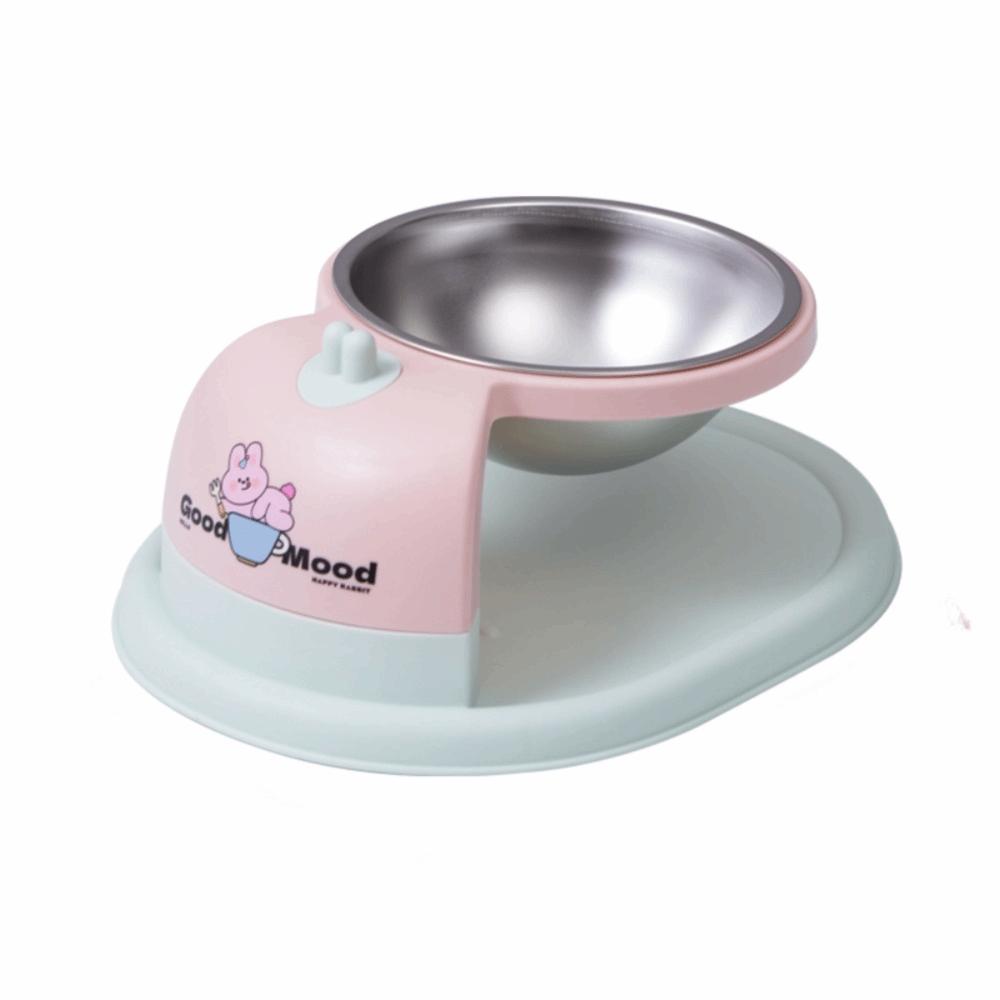

Anti-leak Elevated Pet Feeder Cartoon Water Food Bowl Cute Suspended Cat Bowl Daily Feeding Style 3
