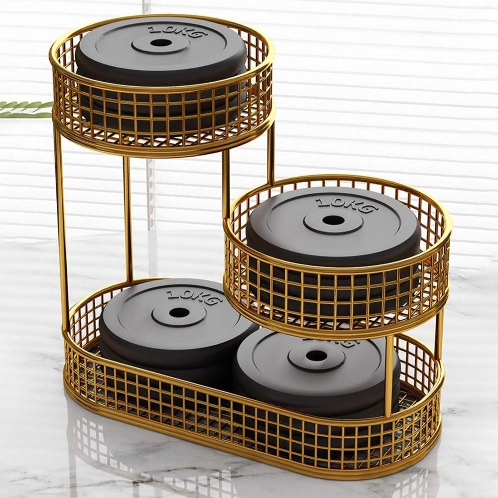 Multi Layer Countertop Fruit Basket Storage Fruit Vegetable Shelf Vegetable Rack Stand  Desktop