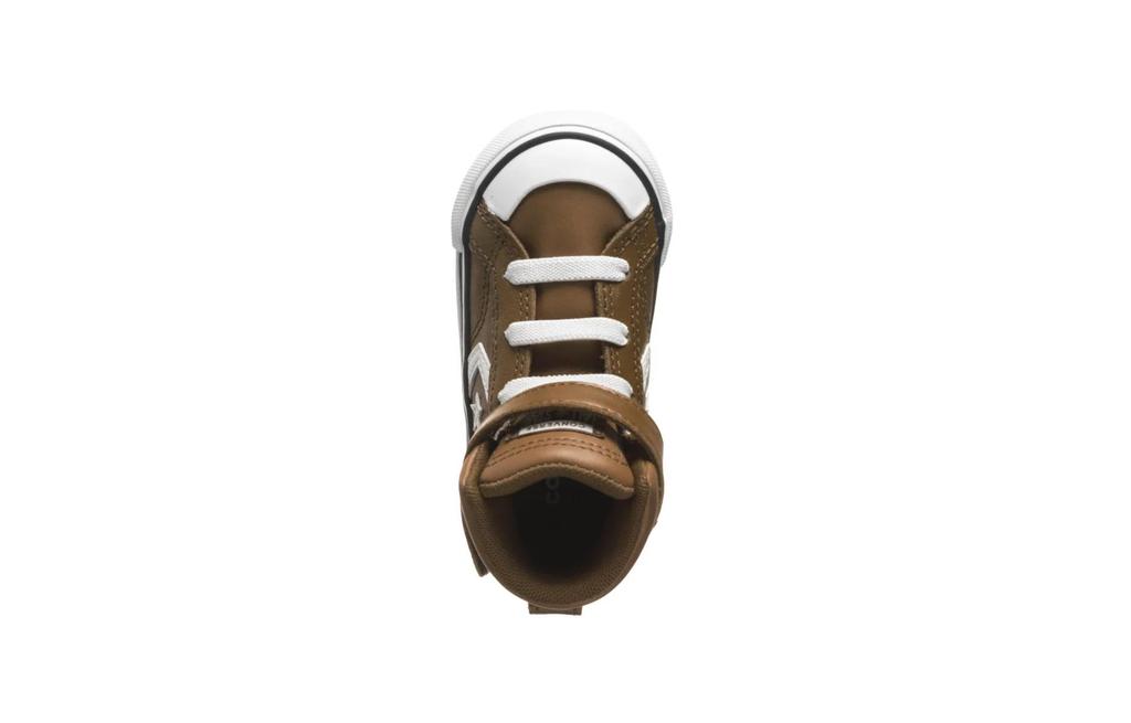 Converse Pro Blaze Strap Abrasion Resistant Breathable High top Skateboard Shoes Brown Infant And Toddler 772122C
