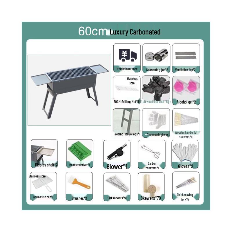 Lantuan Outdoor Charcoal BBQ Grill