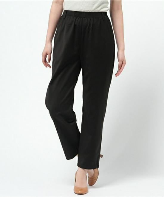 Women's High-Waist Mulberry Silk Pants: Lightweight, Elastic, Casual Nine-Point Design for Middle-Aged & Elderly