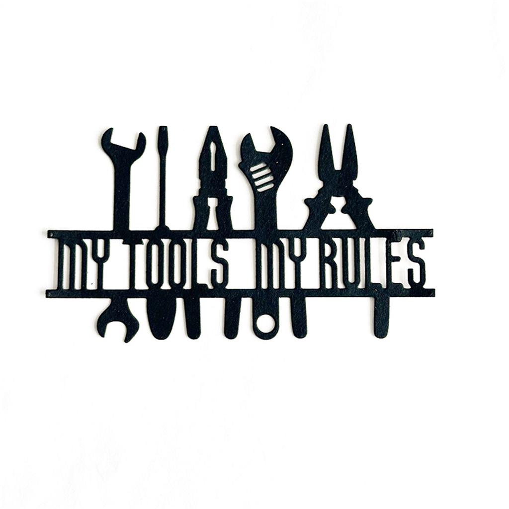 My Tools My Rules Decorative Die Cut Metal Embossing Stencils Carbon Steel Cutting Dies for Card Making Scrapbooking