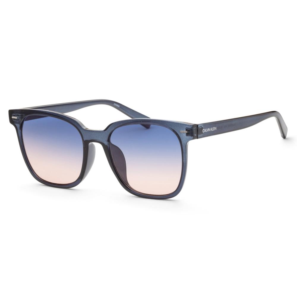 

Calvin Klein Women s Fashion 55mm Sunglasses crystal navy