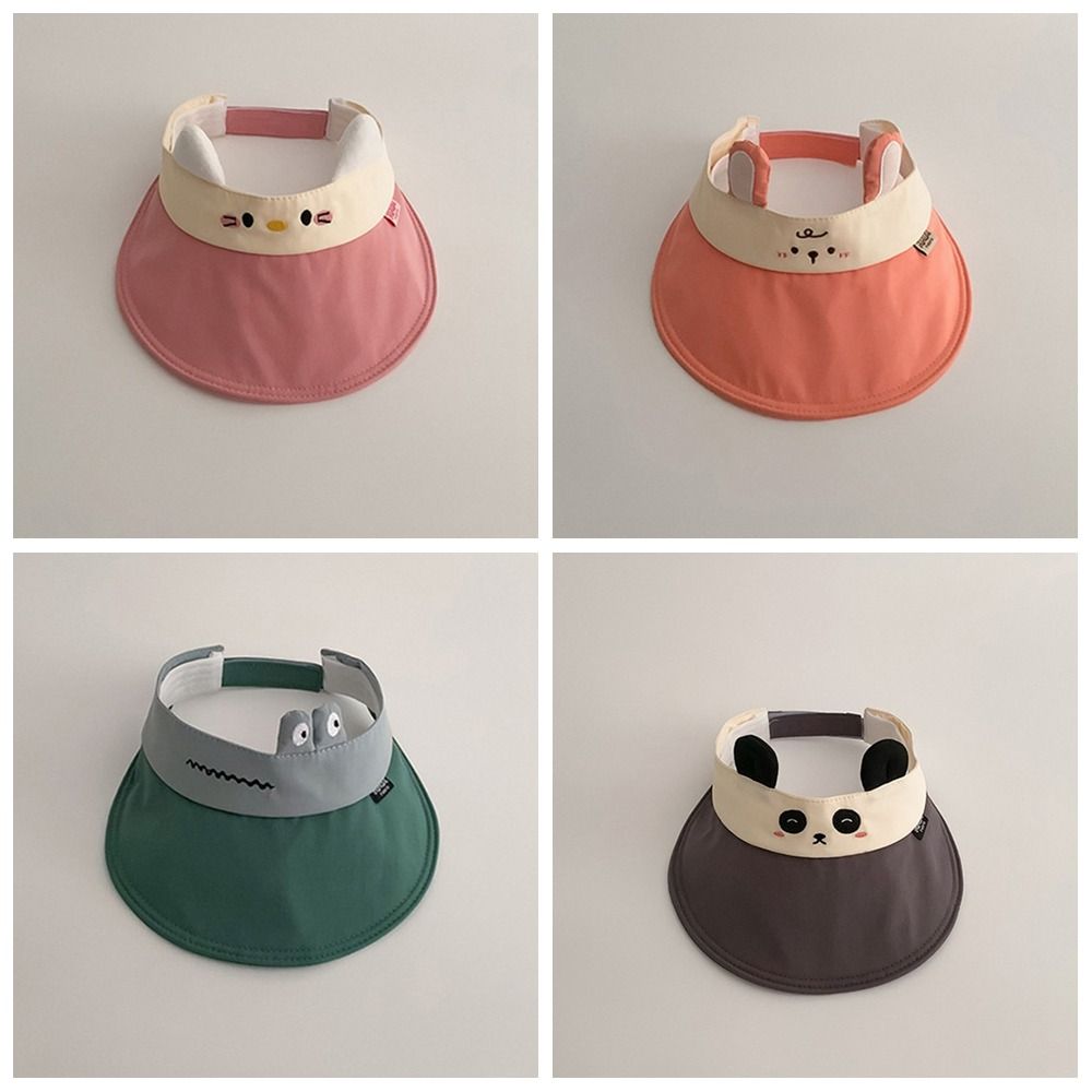 Korean Style Kids Empty Top Cap Anti UV Children Sunshade Hat Soft Baby Sun Hat  Travel