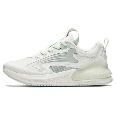 C37+ Cushioning Slip Resistant Low Top Casual Long Distance Running Sprint Running Shoes Women's White Gray Green Sneakers 922425537-9