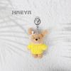 Plush Rabbit Keychain Pendant - Creative Doll Toy Gift for Couples & Friends