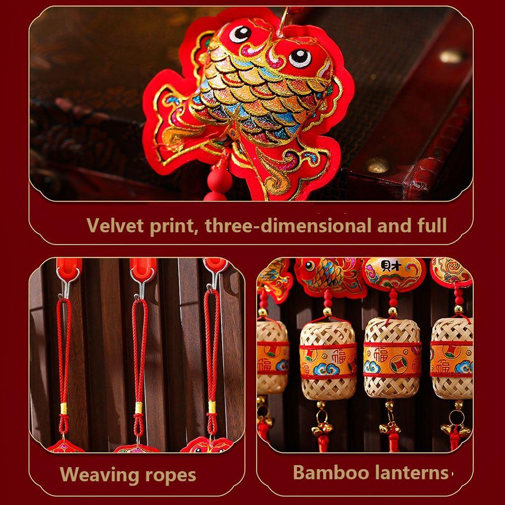 Traditional Spring Festival Pendant Reusable Snake Year Hanging Ornaments  Atmosphere