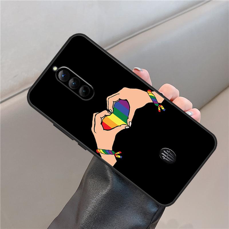 Gay Pride LGBT Rainbow Flag Case For ZTE Nubia Red Magic 10 Air 10S 9S 8S 6S 7S Pro For RedMagic 8 9 10 11 Pro Plus Cover
