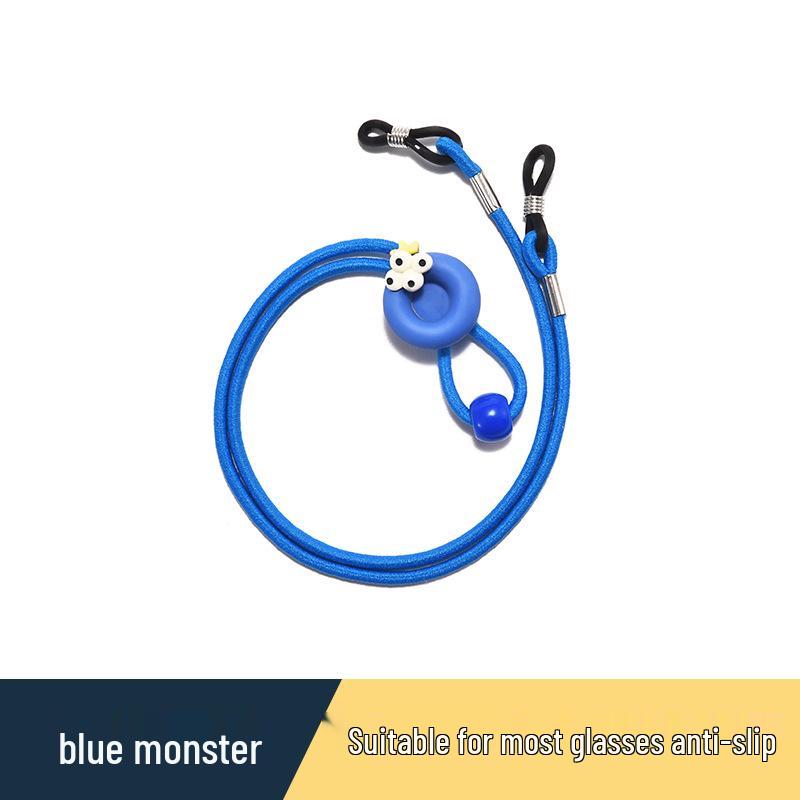 

Детский противоскользящий шнурок для очков со спортивными заушниками и выдвижным ремешком
