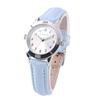 HINICE Ladies Fashion Quartz Watch Luminous Blue Leather Band Women's Cute Stylish