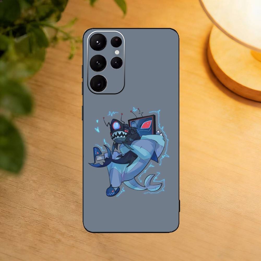 Чехол для телефона Hotel H-HazbinS Vox Trust Us для Samsung S25,S24,S21,S22,S23,S30,Ultra,S20,Plus,Fe,Lite Черный корпус Samsung S21Ultra