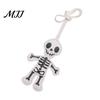 Faux Leather Skeleton Decoration Halloween Decoration, Black White Versatile Hanging Pendant Ornament, Double-sided Gothic Decor