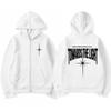 Ateez Welttournee Towards The Light Reißverschluss Kapuzenpullover Herren Damen Koreanischer Kpop Zip-Up Sweatshirt Mode Langarm Kapuzenpullover Jacke