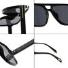 New fashion double beam square women's sunglasses UV-proof cycling sunglasses high-end trendy men's glasses