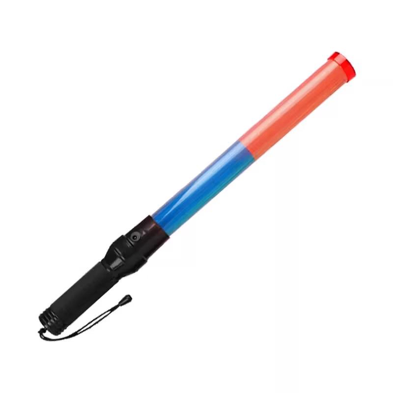 Brangdy 54cm Red Blue LED Traffic Control Batons (2-Pack)