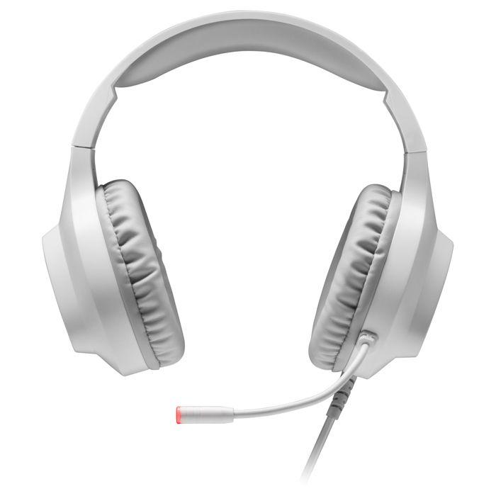Casque Gaming Mars Gaming MH222 Blanc avec Microphone