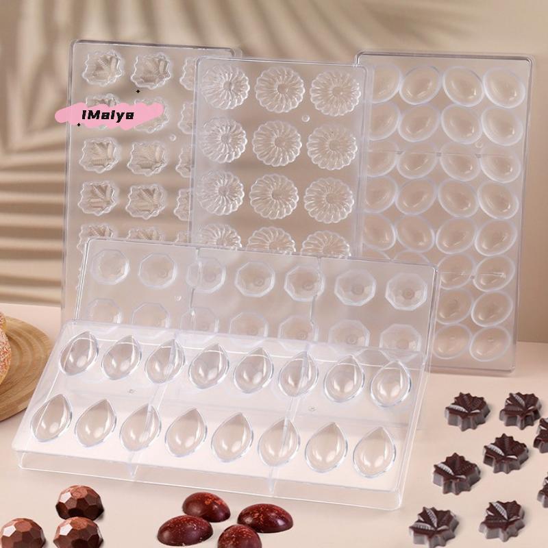 M-Professional Plastová forma na čokoládu Průhledná Ruční koule Nástroje na čokoládu DIY Forma na dort Dezert Pudink