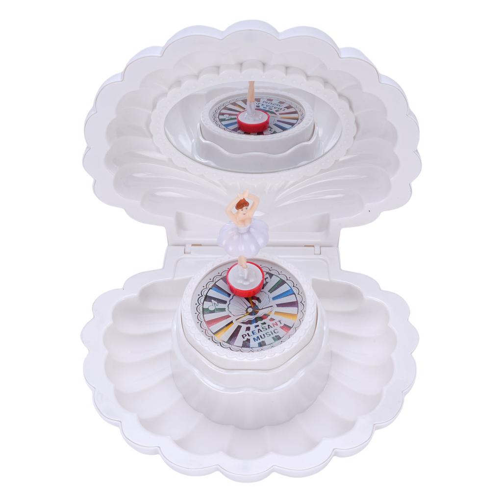 Kids Musical Jewelry Box Colorful Light Dancing with Makeup Mirror Musical Jewelry   for Girls