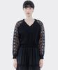TEENYTIGER Flower Lace Jacket Black