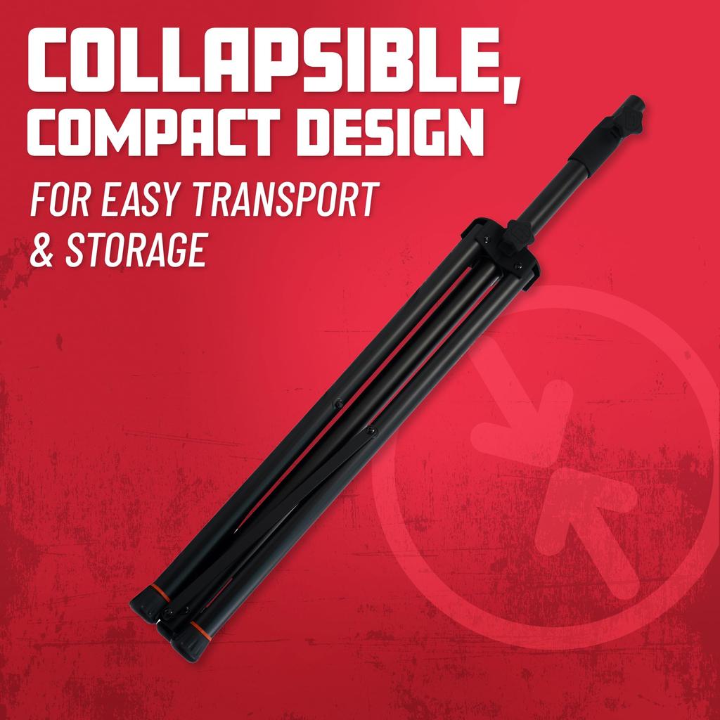 GATOR Frameworks Lightweight Aluminum Speaker Stands GFW-SPK-2000 (Weight Capacity 27kg)