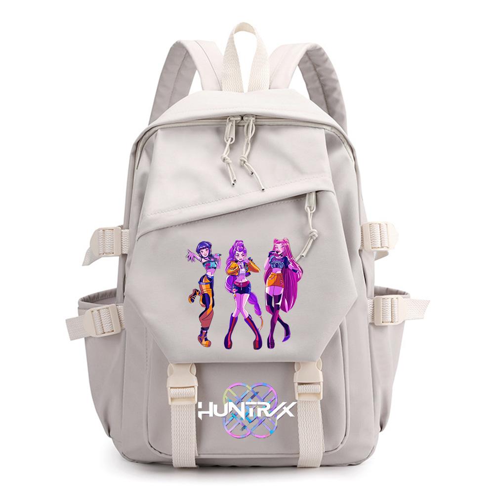 Cartoon Kpop Dämonenjäger Bedruckter Rucksack für Teenager Jungen Mädchen Schultasche Kinder Schüler Wasserdichter Buchrucksack Frauen Wasserdichte Reisetasche Kindergeschenk