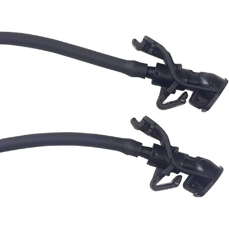 Unifizz for Mustang 2010-2014 and Explorer MK5 2011-2018 2PCS Front Windshield Wiper Washer Jet Nozzles Hose Kit