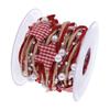 1/2M Christmas Ribbon Decoration Star Bead Chain Ribbon Xmas Tree Ornament DIY Christmas Gift Box Packaging 2023 New Year Natal 7
