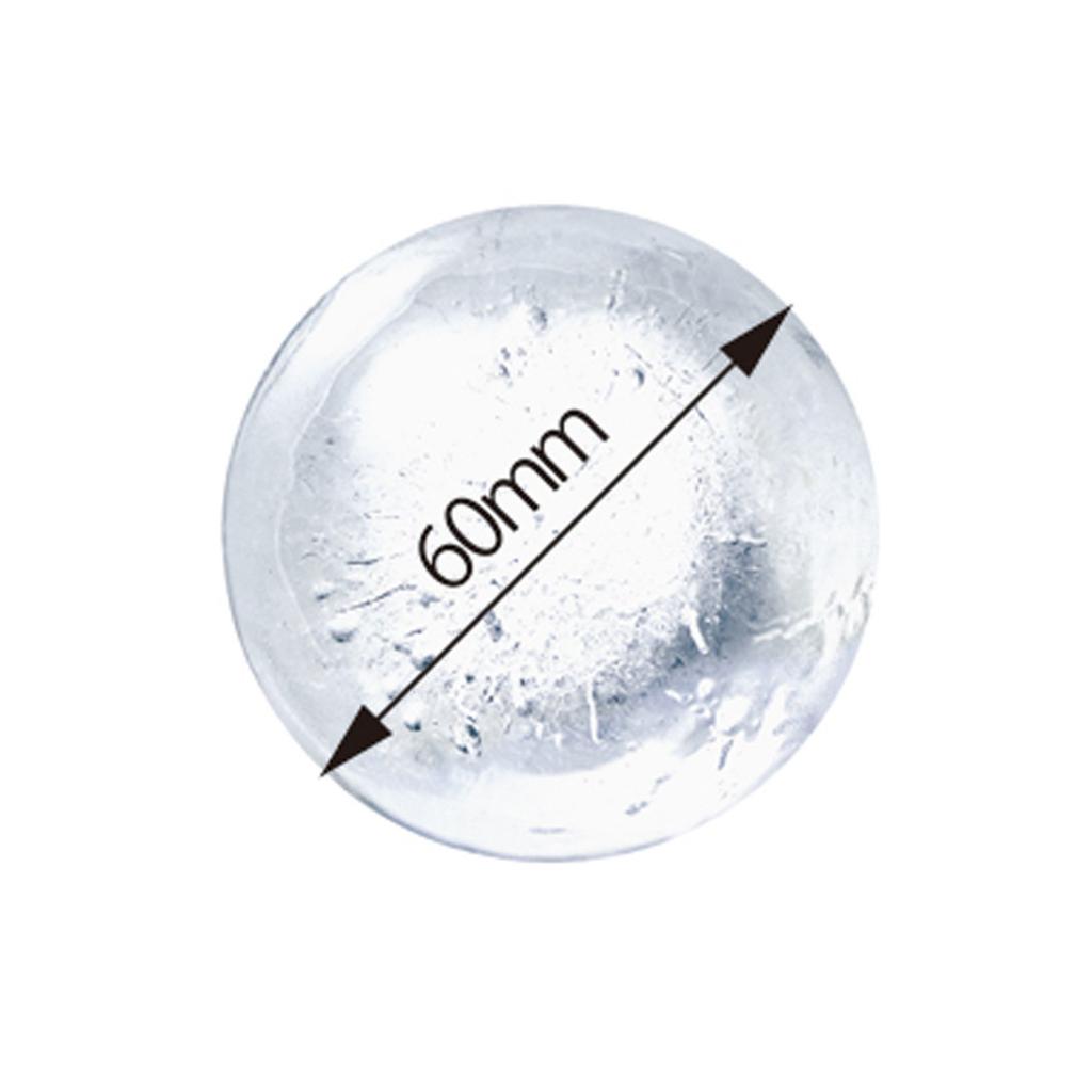 Ice Tray My Round Ice X Black Made In Japan Diameter 6cm Over 2 Million Units Sold Round Ice Ice Maker Popular Like-it Approx. 7.5 H7.5cm STK-06
