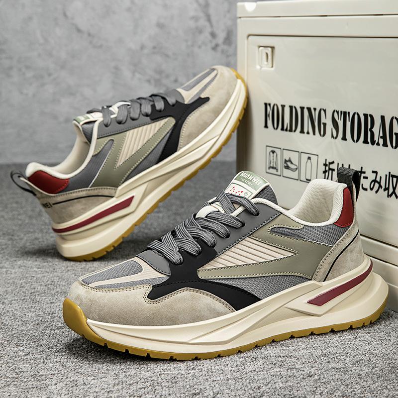 

2025 high-quality summer new men s shoes fashionable trendy men s casual shoes breathable and comfortable sports shoes soft-soled Forrest Gump shoes 39