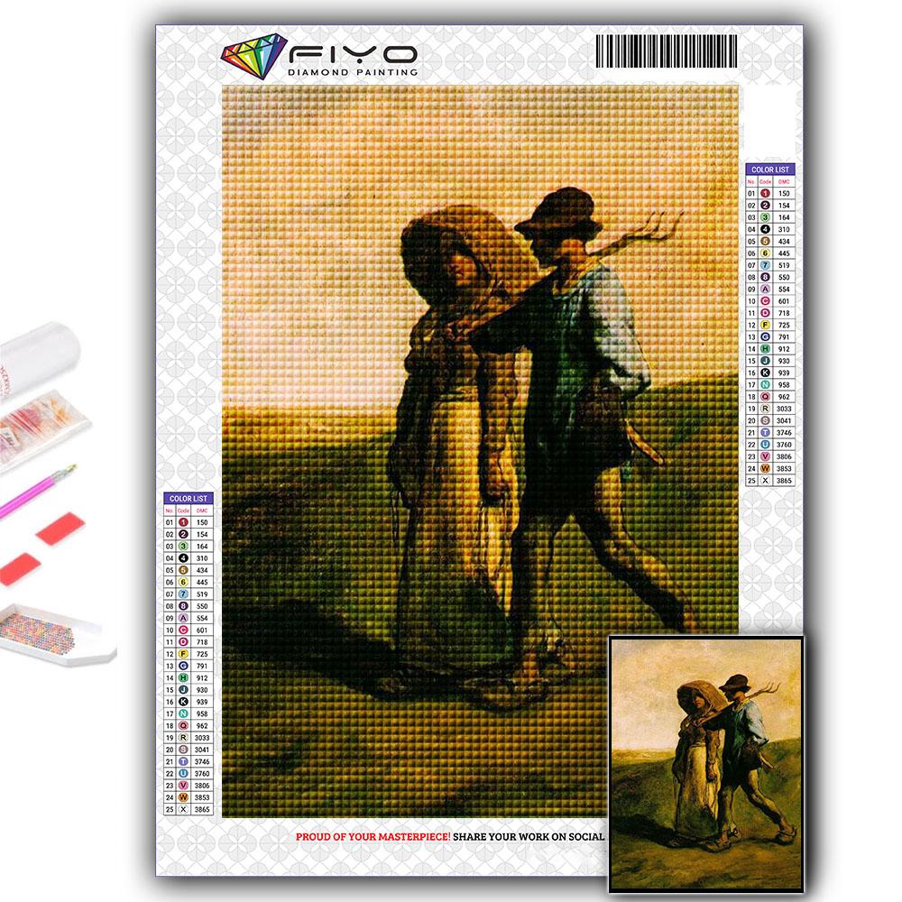 5D DIY Diamond Painting Cross Stitch World Famous Painting Diamond Embroidery Mosaic Wall Art Home Decoration