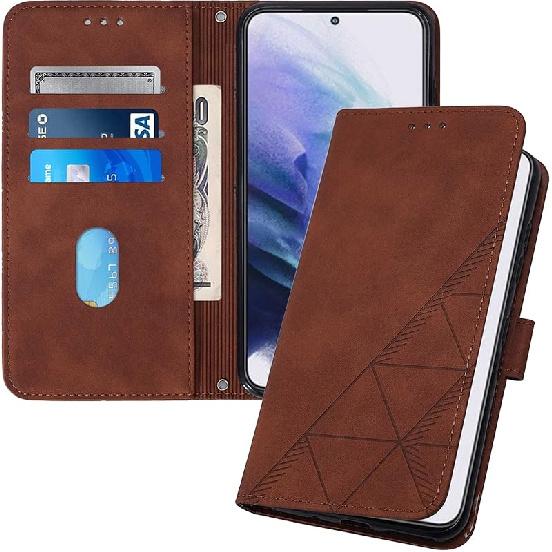 Hülle für Motorola Moto Edge 5G 2024 Brieftaschenhülle Herren PU-Leder mit Kartenhalter Ständer Magnetische Klapphülle Stoßfeste Schutzhülle für