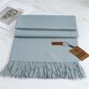 Scarf Imitation Cashmere 29 Colors Thick Warm Solid Color Scarf Shawl Women'S Winter Fashion Tassel Versatile Scarf Men