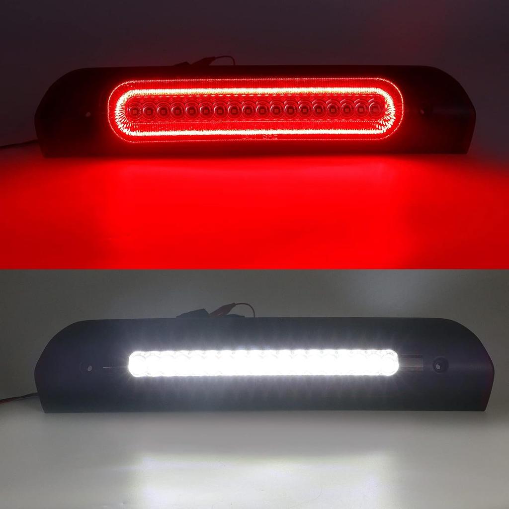 R&F Auto LED Strobe High Mount Brake Light Replacement For Ram 1500 2500 3500 (2002-2008), For Ram 2500 3500 (2009) Third Brake Lamp With Seal Foam