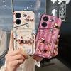 Silicone Back Cover Phone Case For Tecno Pova5 Pro/LH8N Card Slot Dirt-resistant Cartoon TPU Waterproof Card Bag Durable