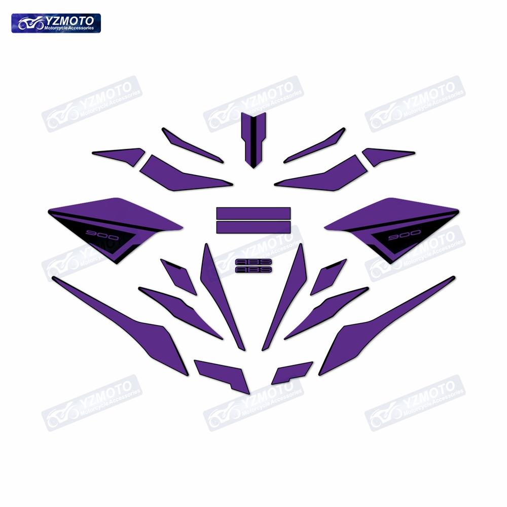 For Z900 Z900SE Z900F ZR900F 2021 2022 2023 2024 Motorcycle Full Set Fairing Sticker Motorbike Reflective Decal Stickers Kit