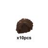 MOC City Small Particles Building Blocks Boys Girls Figures Accessories Curly Hair Beard Set Mini Bricks Toys Gifts For Kids G01