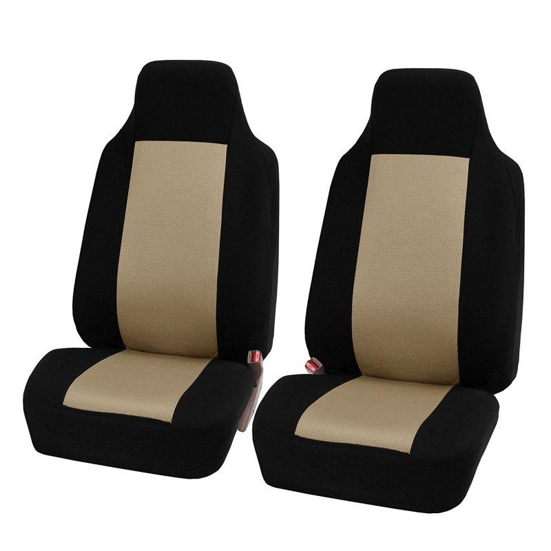 2pcs/set Universal Car Front Seat Cushion Unique Breathable Cloth Seat Cover Pad