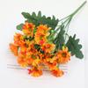 1/5/10Pcs Fall Artificial Flower UV Resistant Fake Plastic Flower Home Wedding Party Table Centerpiece Indoor Outdoor Faux Bloom Decoration
