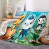 1pc Octonauts Adventure Quest flannel Blanket for Super Soft Cute Comfort Blanket for Travel Bedding Couch Sofa Blanket Y73016