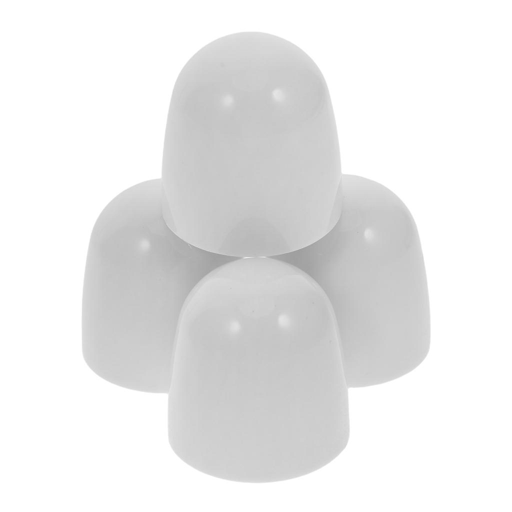 4Pcs Toilet Bowl Bolt Caps Covers Decorative Screw Caps for Toilet Seat Floor Bolts Bathroom Accessories Neat Tidy Appearance
