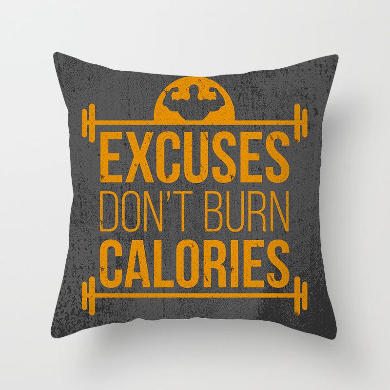 Nordic Black Letter Pillow Cushion Cover Living Room Sofa Car Pillow Cover Home Furnishings