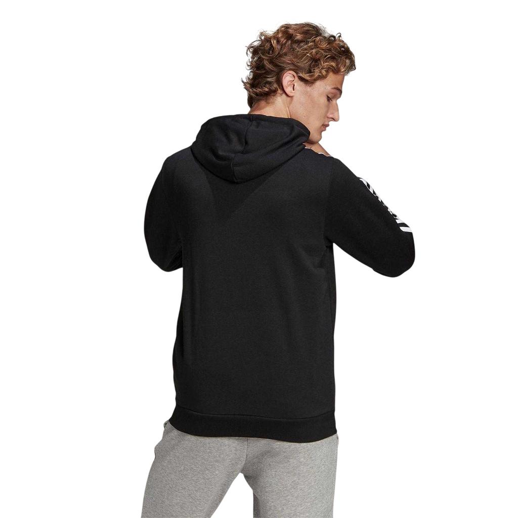 Adidas Mens 3 Stripes French Terry Full Zip Hoodie
