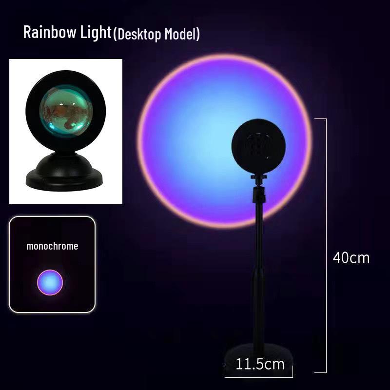 Adjustable Sunset Floor Lamp for Bedrooms - Create a Twilight Atmosphere